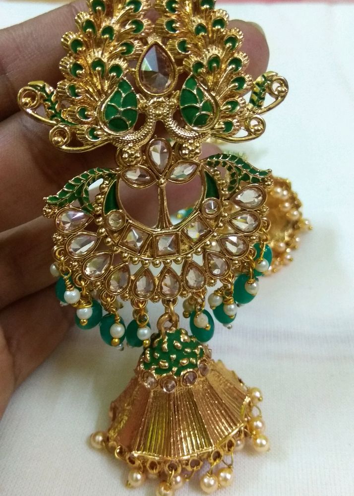 Big Size Copper Earrings But Light Weight