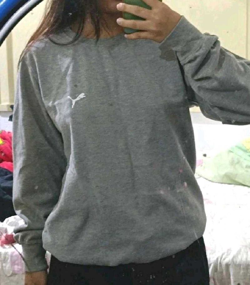 Grey Puma Sweatshirt