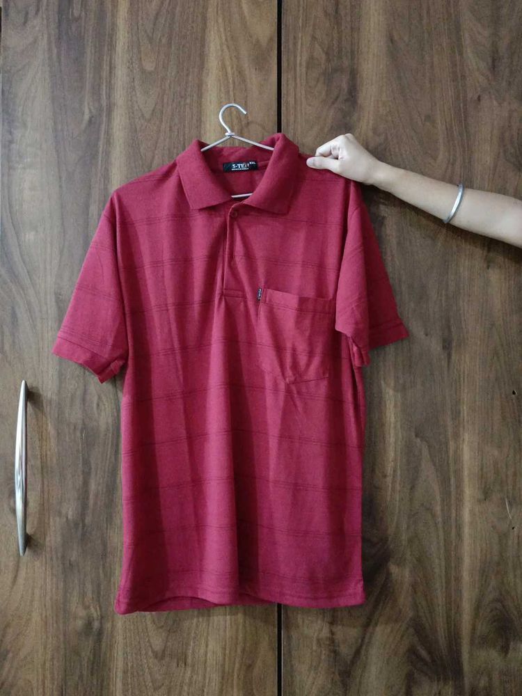 Men's Red Polo T-Shirt