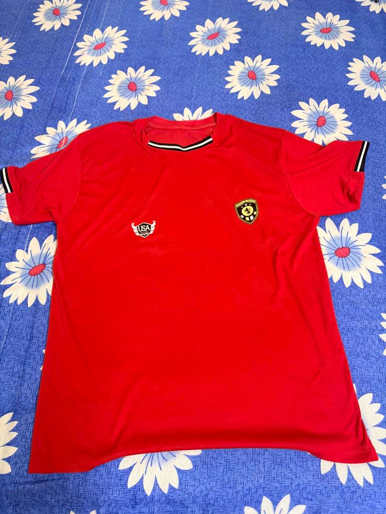 Men's Red USA T-Shirt