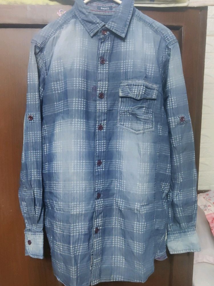 Cotton Denim Shirt