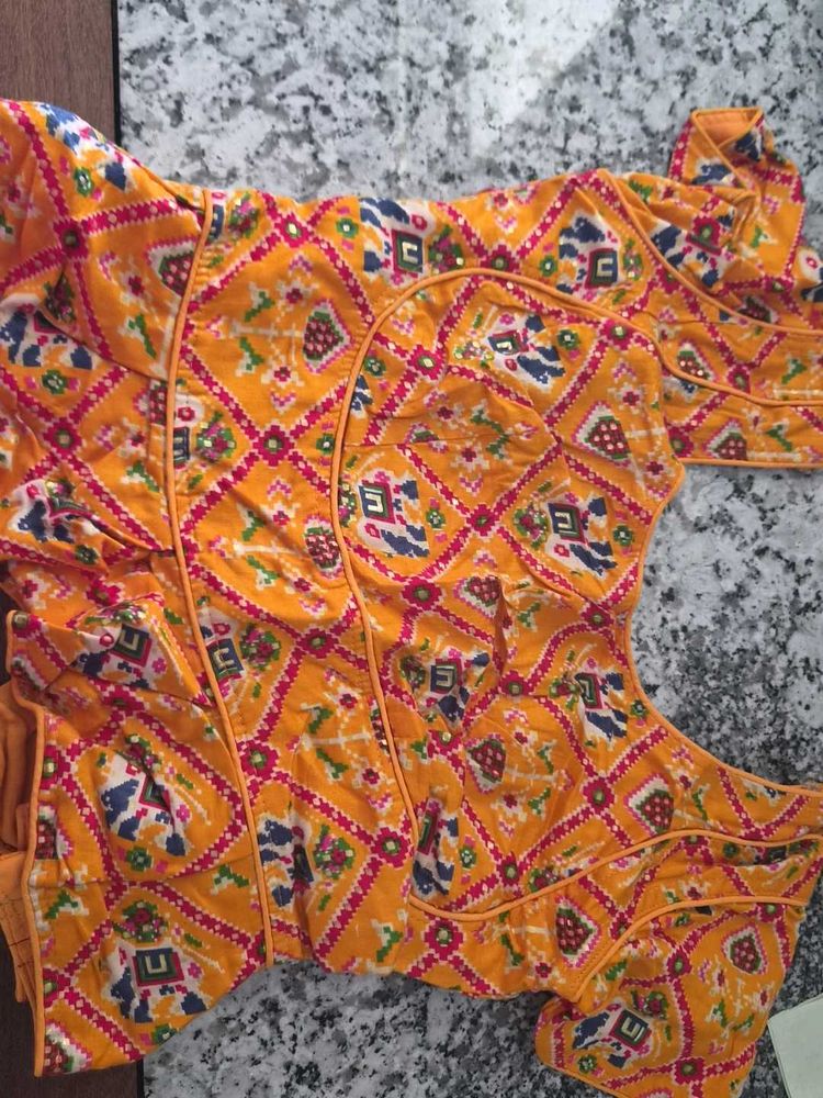 Vibrant Ethnic Print Blouse