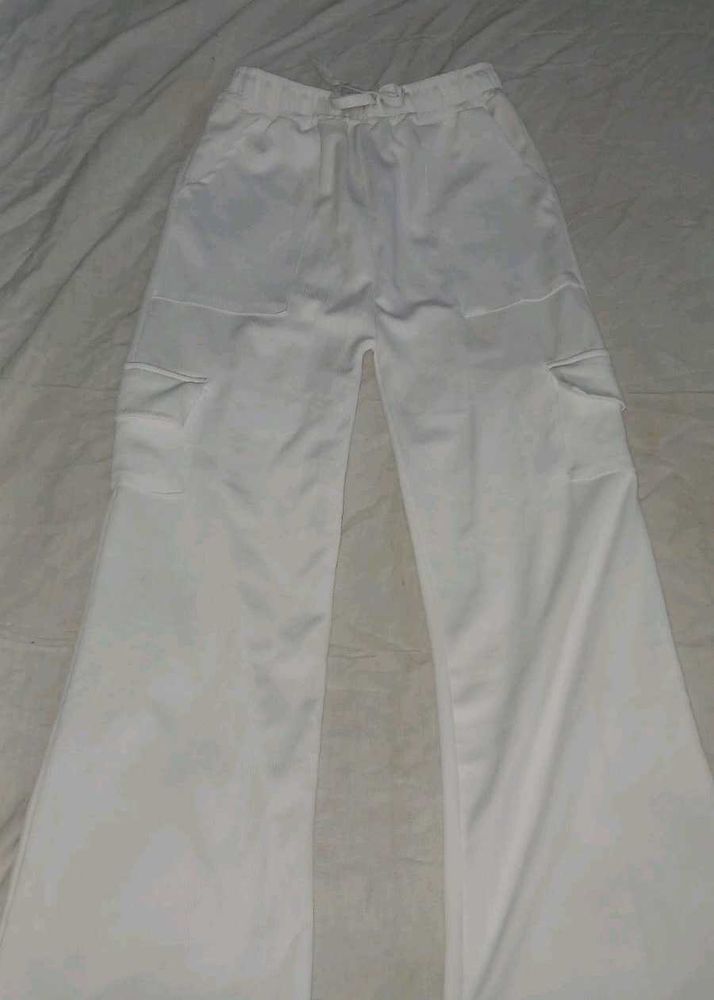 White Cargo Pants
