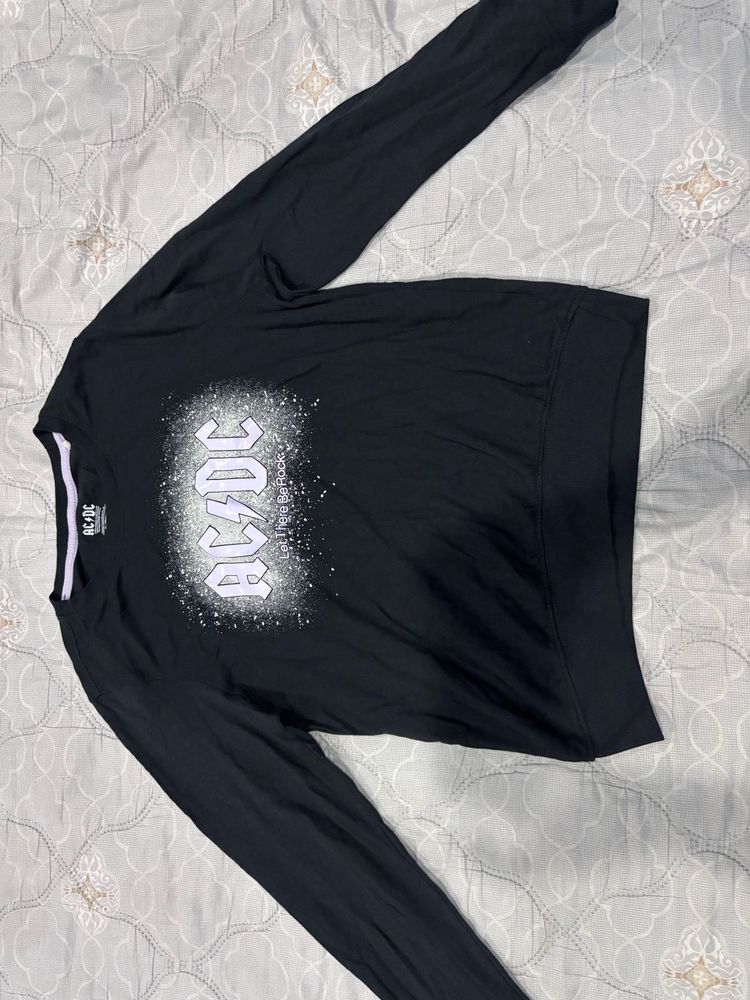 AC/DC Graphic Long Sleeve Top 🖤