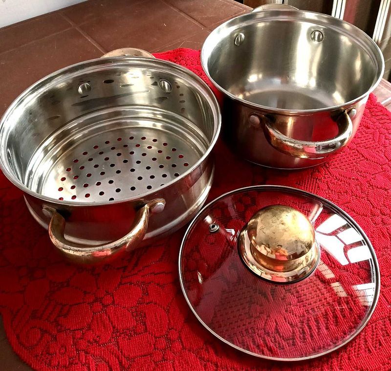 Stainless Steel Steamer &amp; Pot Set