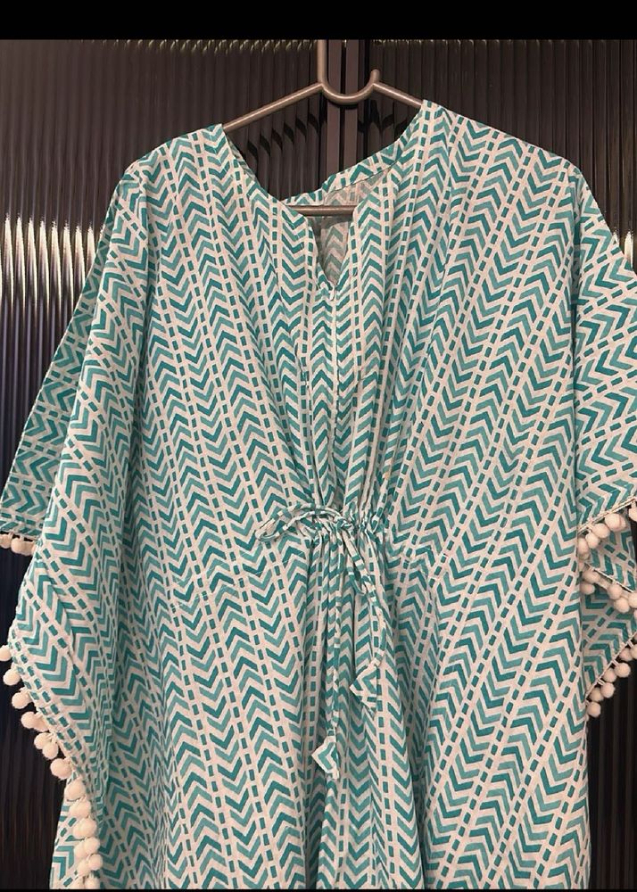 Bohemian Print Kaftan Tunic