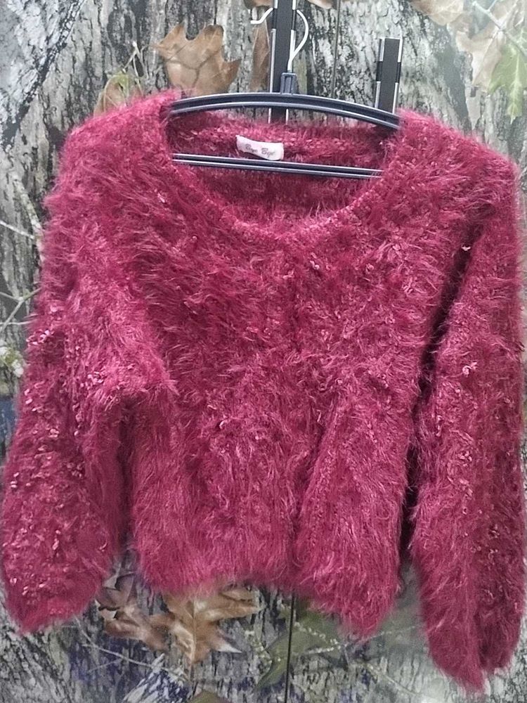 Cozy Fuzzy Knit Sweater