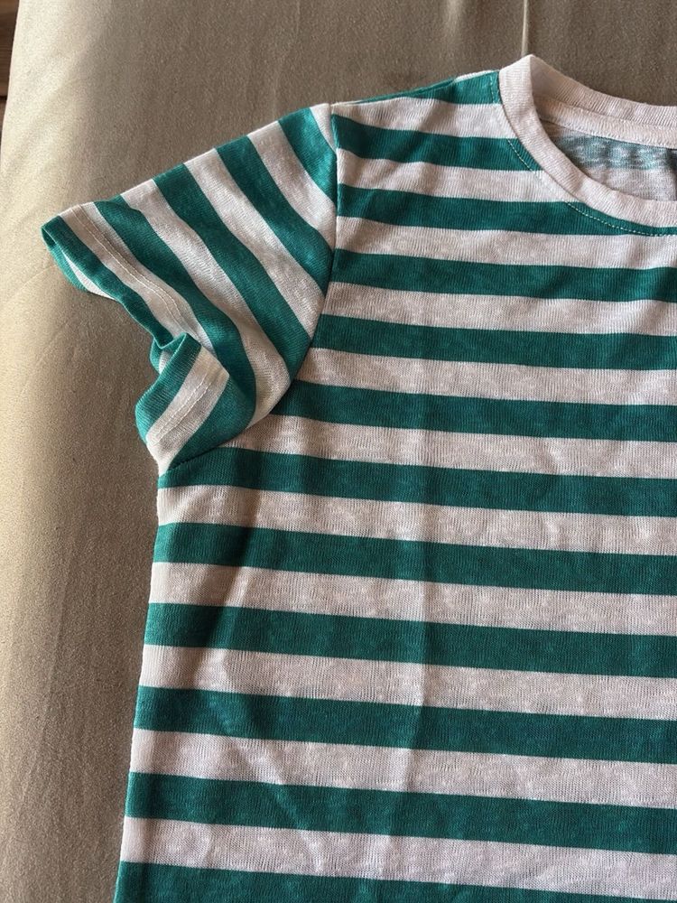 Striped Crop T-Shirt