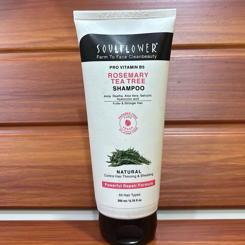 Soulflower Rosemary Tea Tree Shampoo