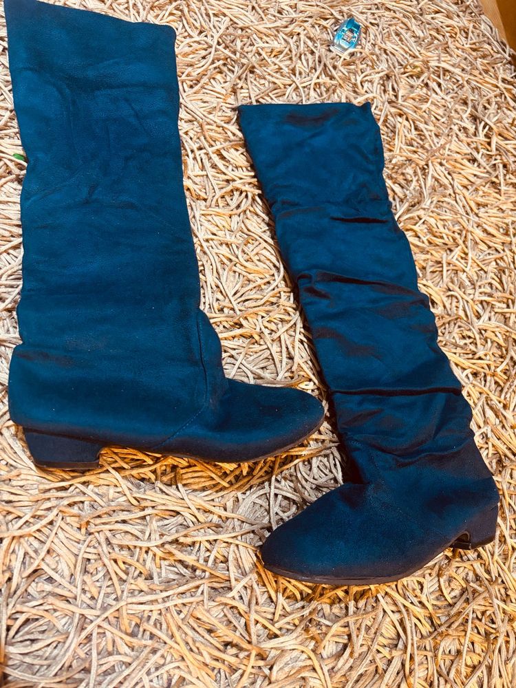 Long Knee length Navy Color Boot