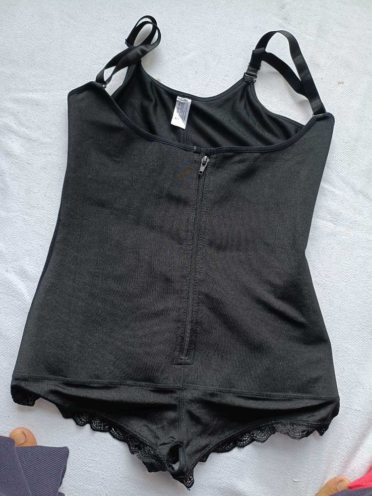 Comfortable Black Bodysuit Shapewear