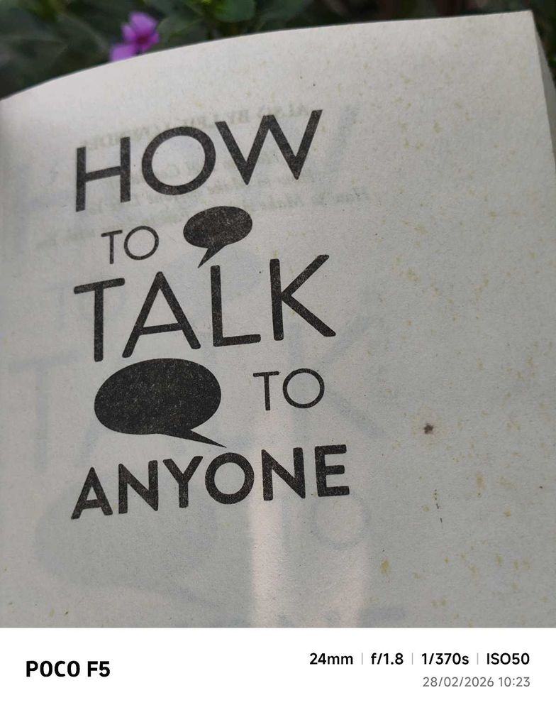 How to Talk with anyone