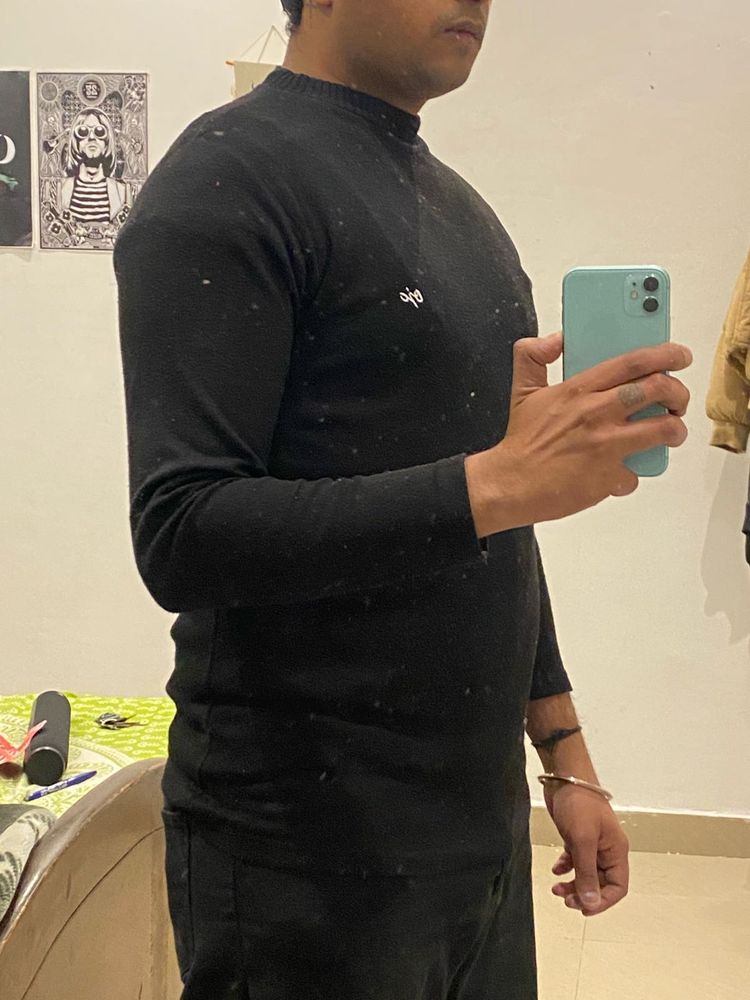 Black Knit Sweater