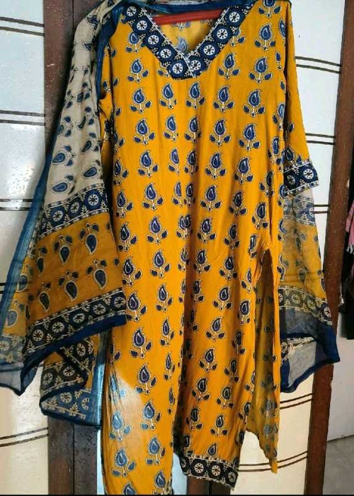 mustard and yellow three PC set
