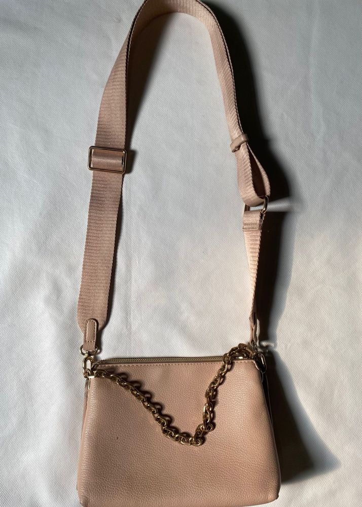 Mango Chic crossbody bag with chain detail
