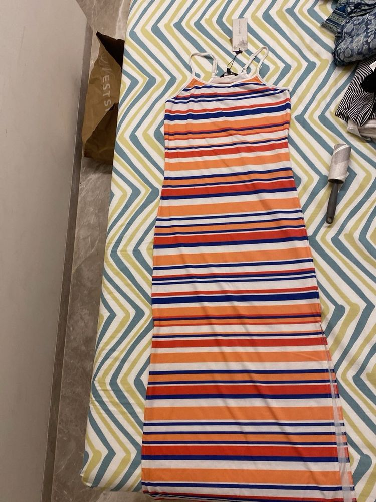Striped Maxi Dress