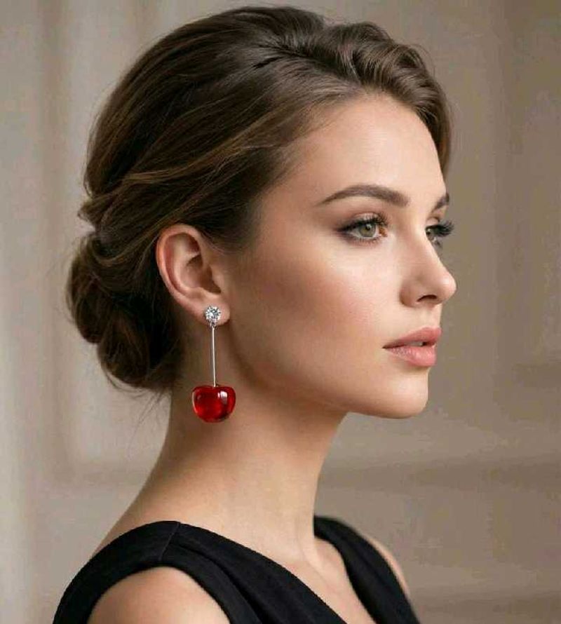 Cherry Drop Earrings