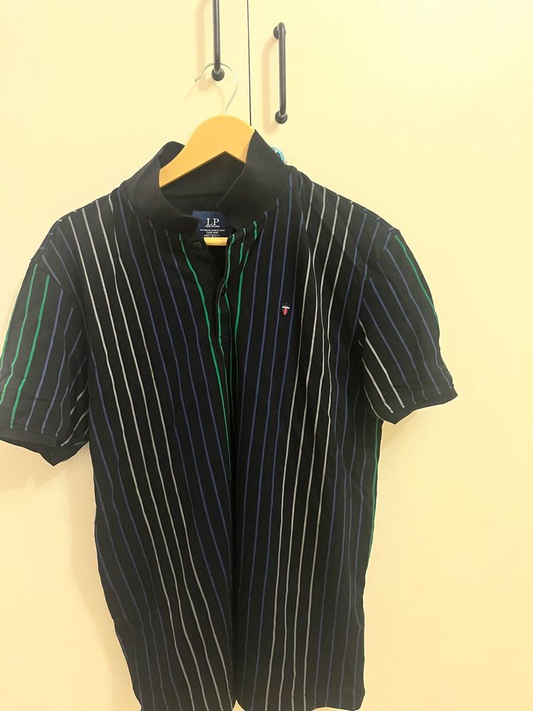 LP Men's Striped Polo Shirt