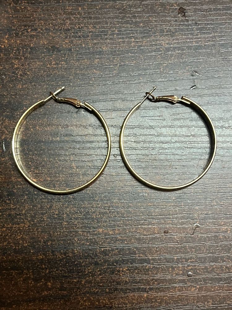 Classic Gold Hoop Earrings