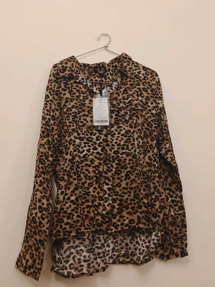 Roadster Leopard Print Top