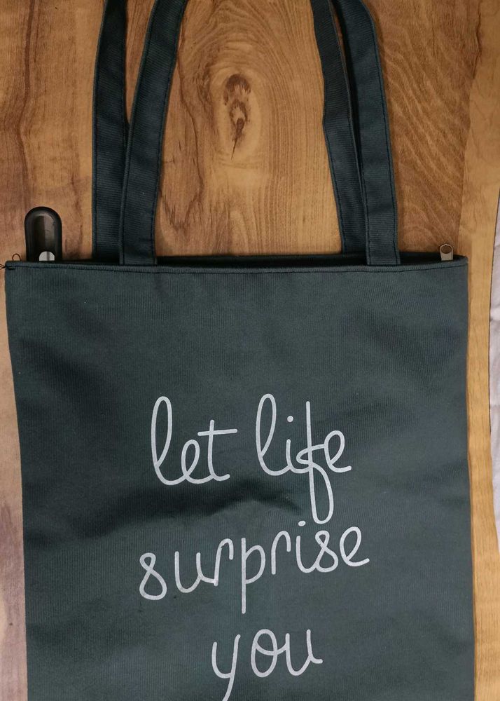 Stylish Tote Bag - Let Life Surprise You