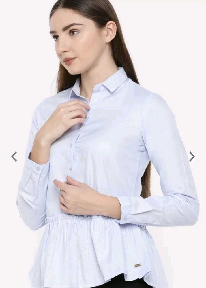 Park Avenue Blue Formal Shirt
