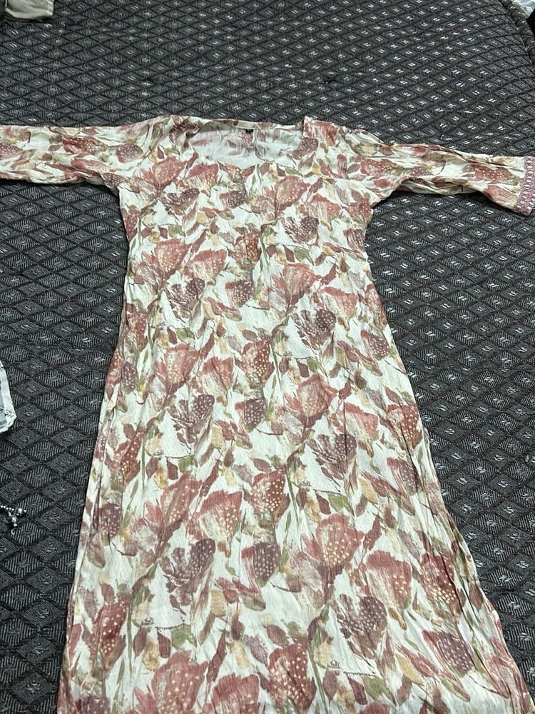 a stylish soft cotton kurti