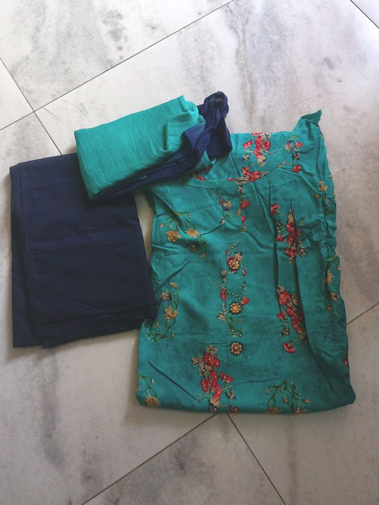 Sale On Unstitched Cotton Suit