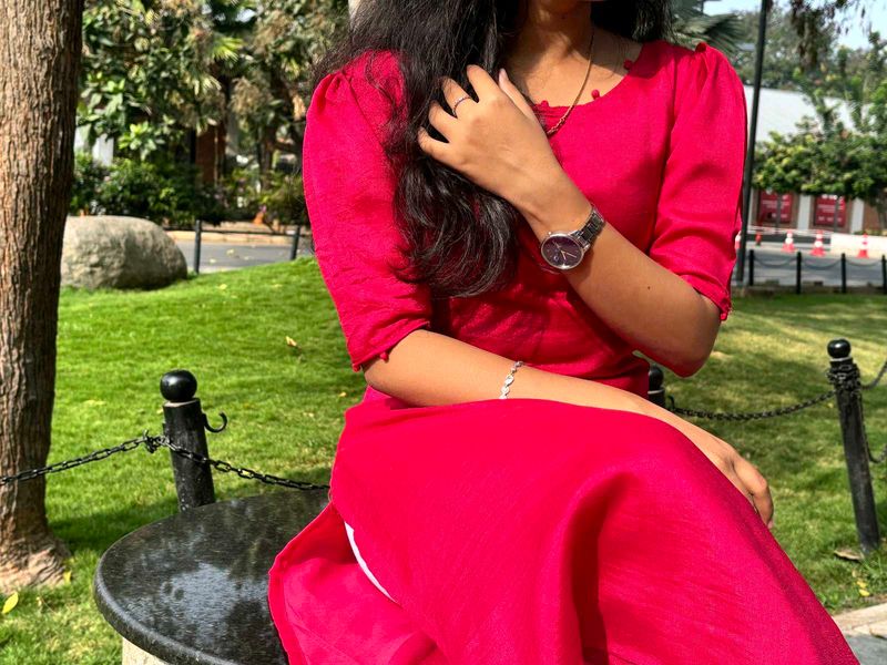 Vichitra Silk Kurti