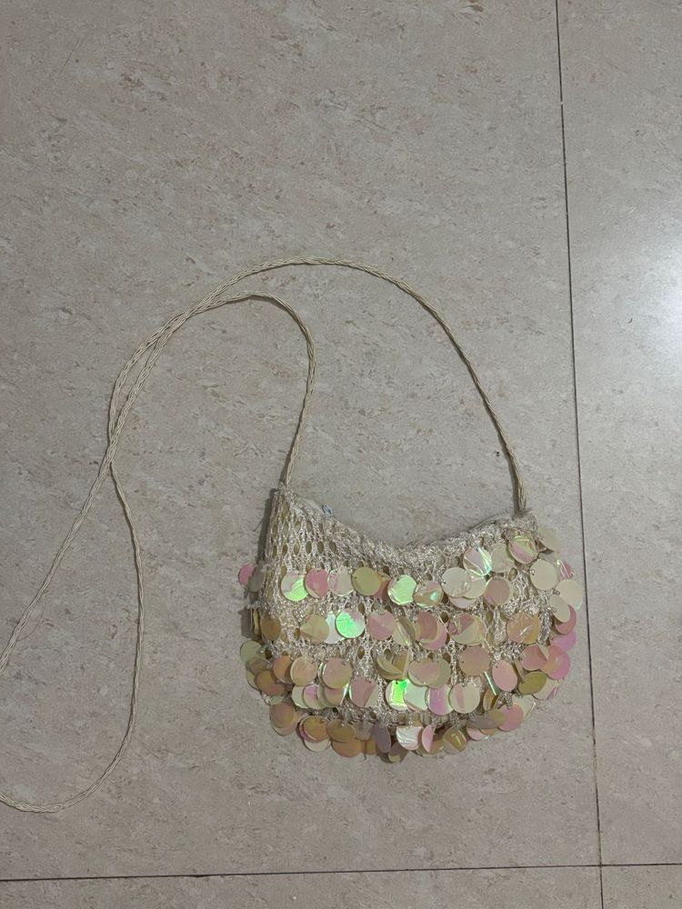 Sparkling Sequin Crossbody Bag