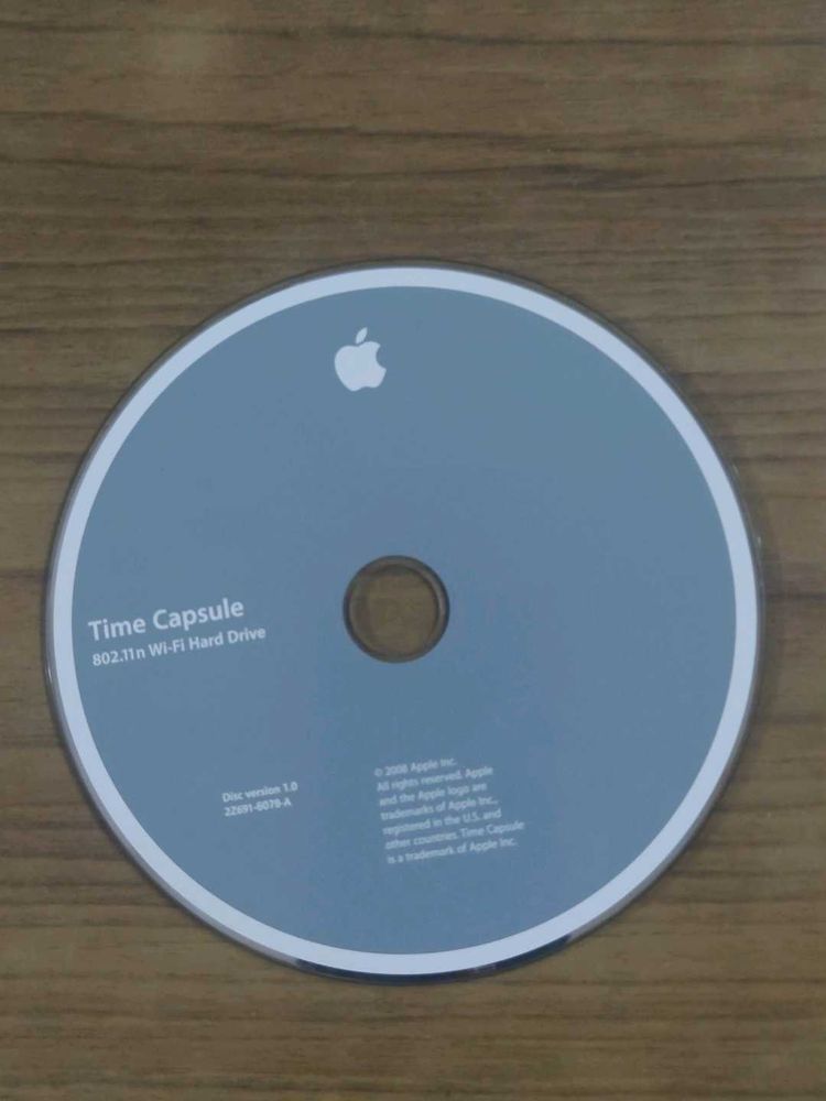 Apple Time Capsule installation disc CD