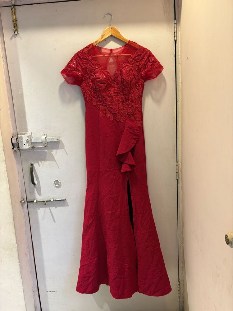Stunning Red Evening Gown