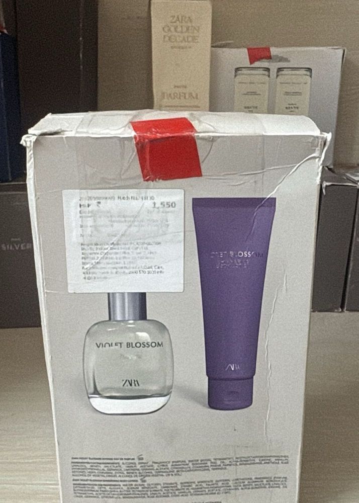 Zara Violet Blossom Perfume Set