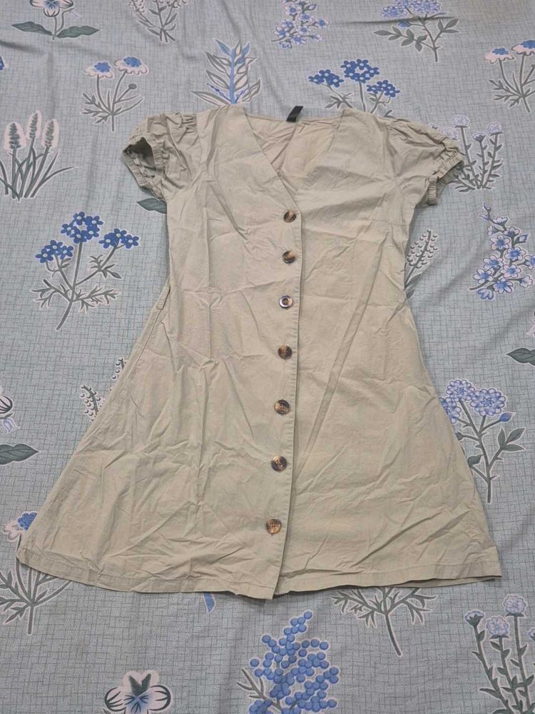 Women's Button-Up Casual Dress