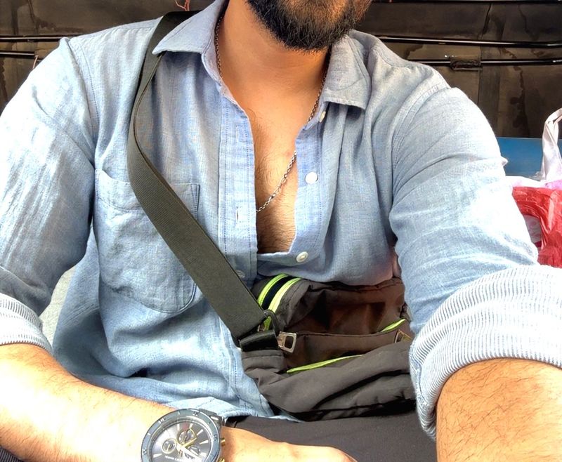 Stylish Blue Cotton Shirt