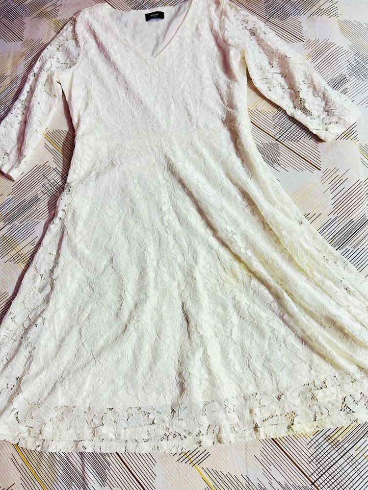 White Lace Dress