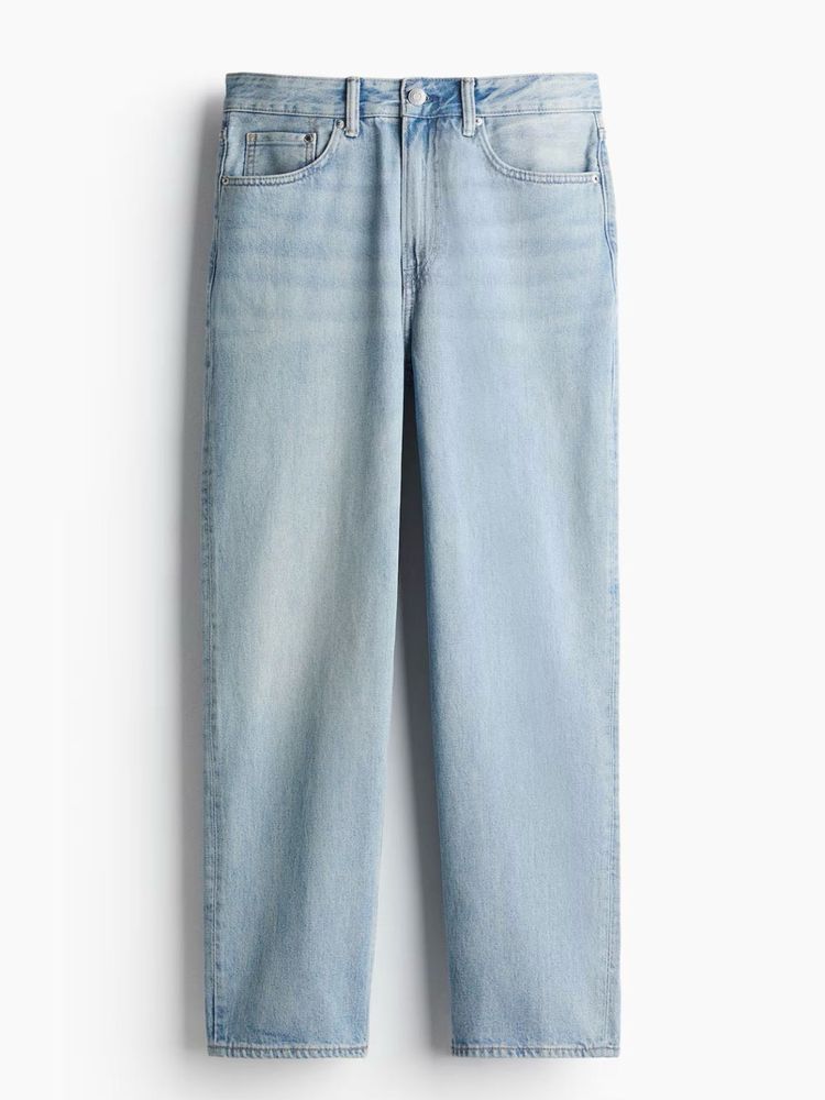 H&amp;M Light Wash Straight Leg Jeans