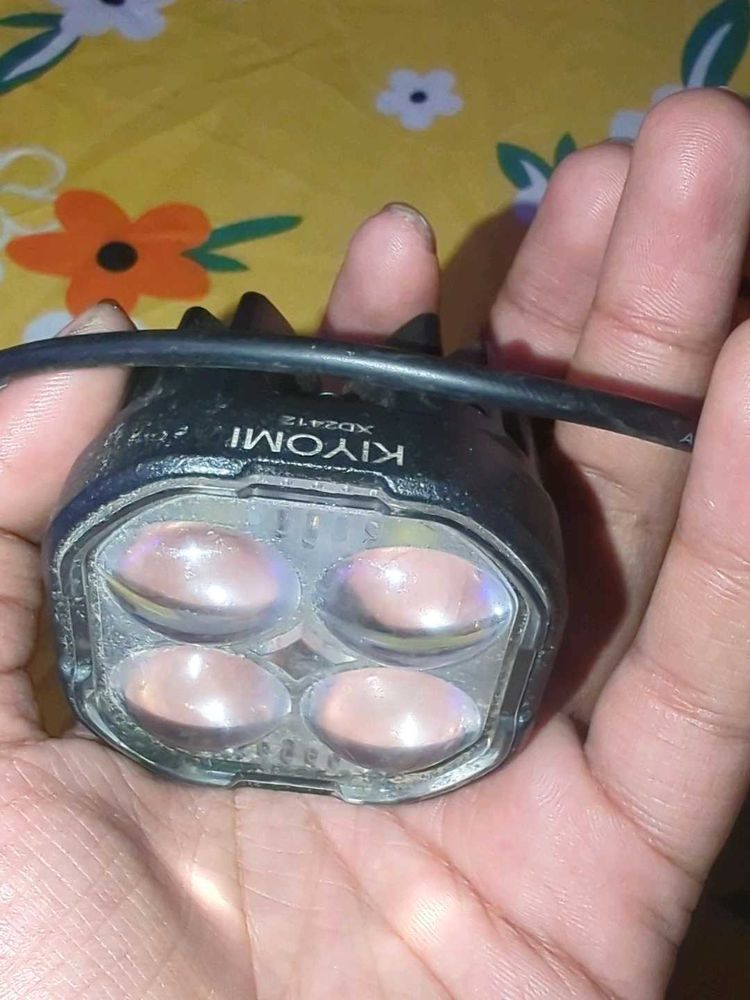 5 modes bike car 4 lens fog light metal