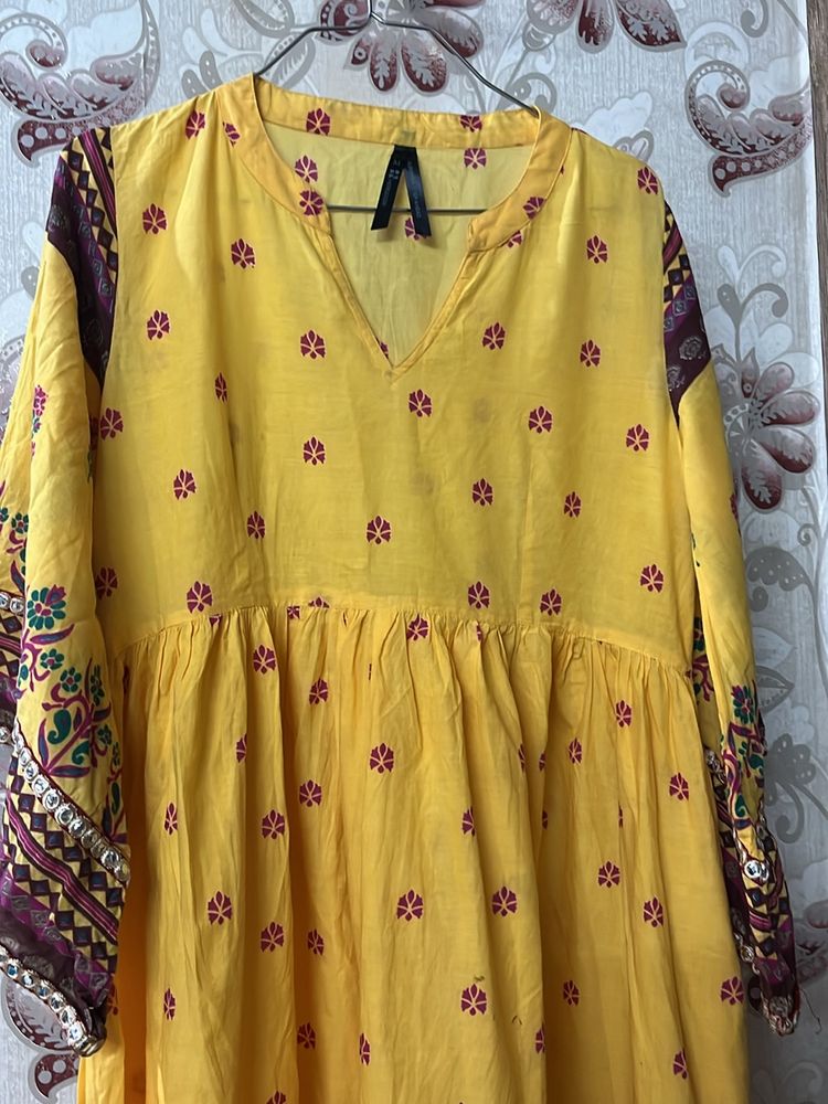 Here&amp;Now Brand Longwear Anarkali Kurta