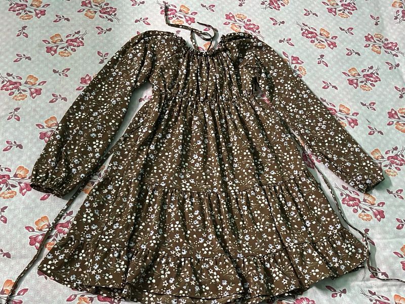 Floral Tiered Mini Dress