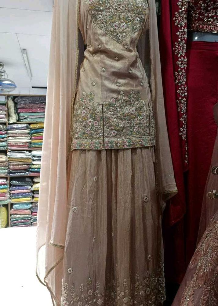 y2k style handwork kurti Lehenga Choli