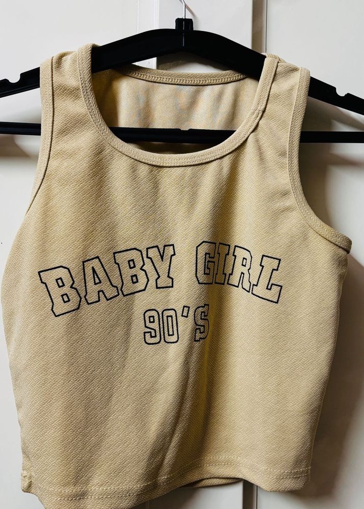 Baby Girl 90's Crop Tank Top