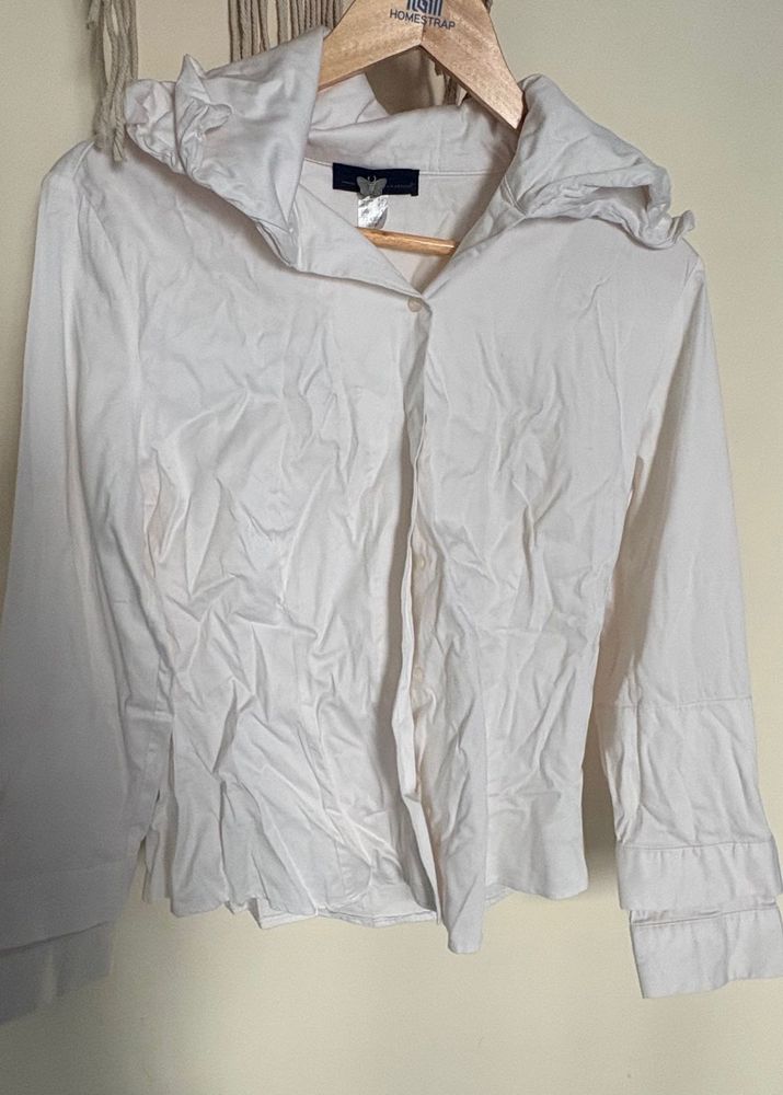 White Button-Up double collar and cuff shirt