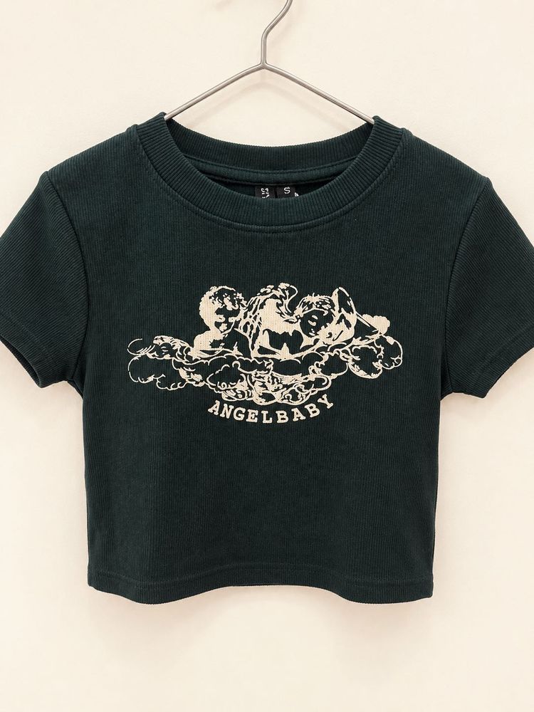 Angelbaby Graphic Crop Top