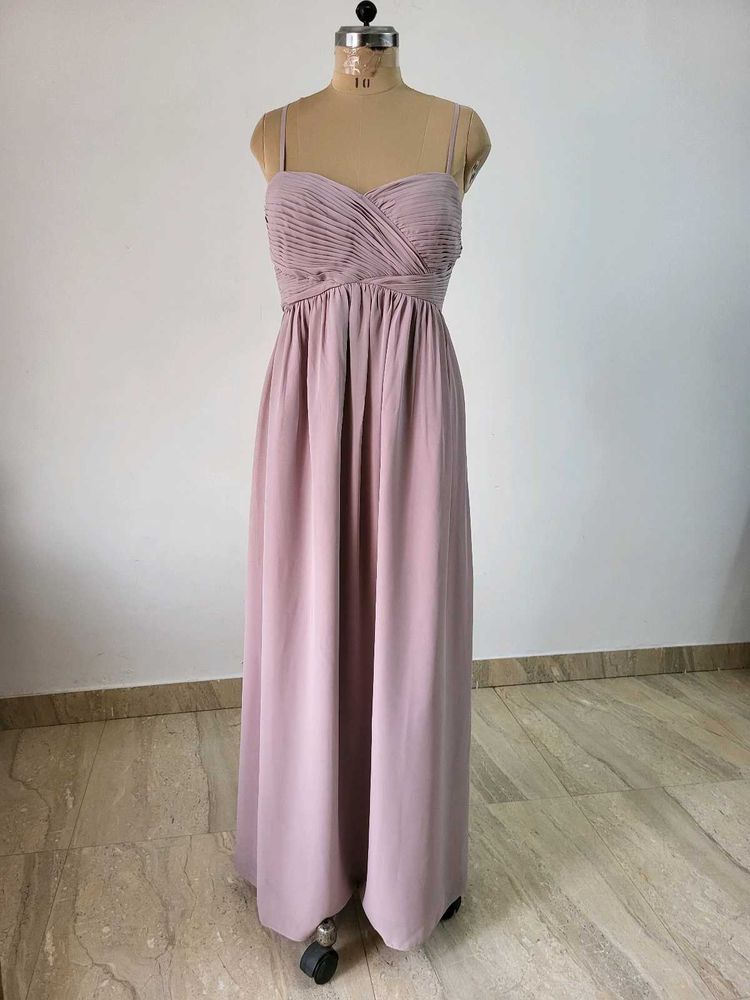 Elegant Pink Maxi Dress