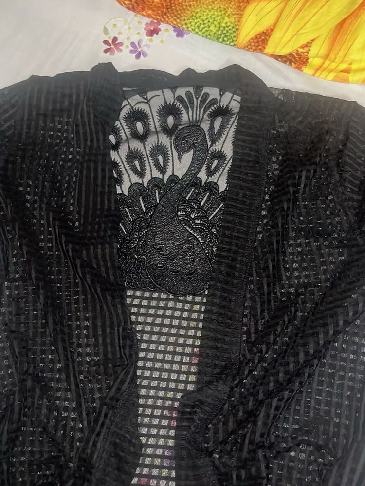 elegant black shrug