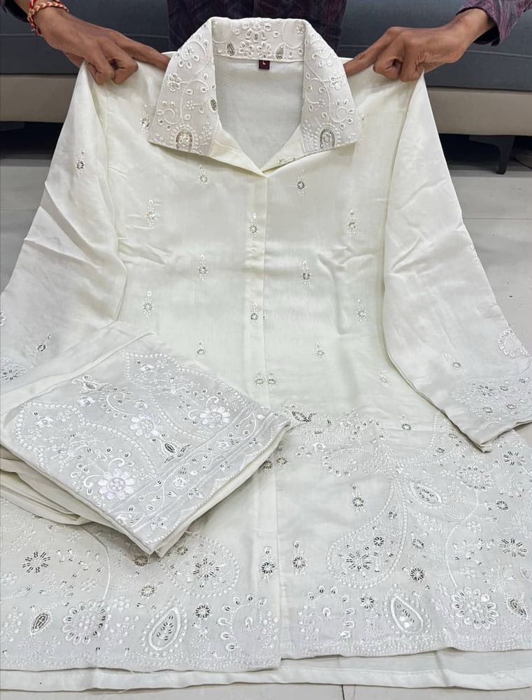 Indo-Western Premium Chanderi Silk Co-ord