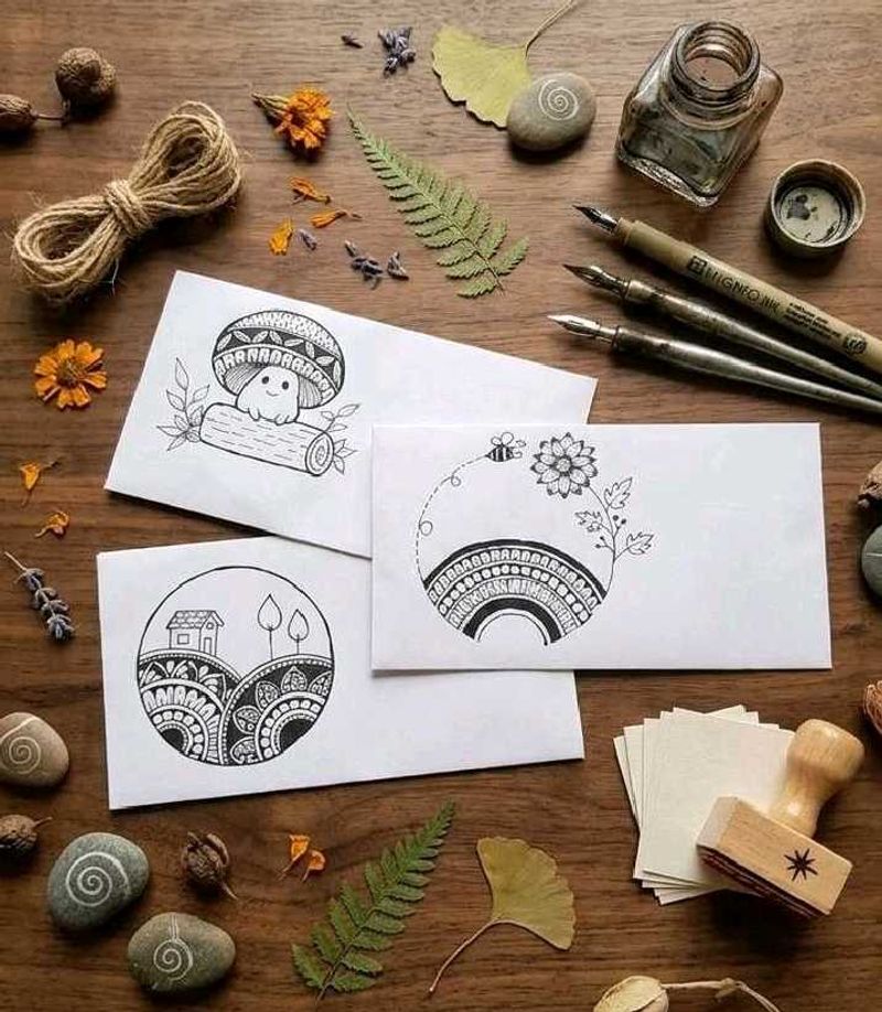Hand-Drawn Envelopes