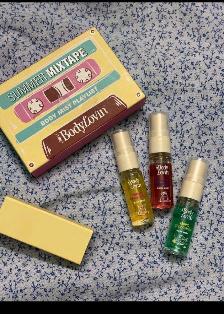 BodyLovin Summer Mixtape Body Mists set of 3