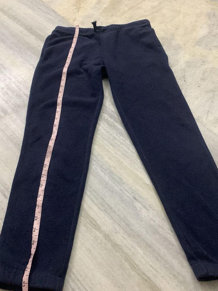 Comfortable Navy Blue Fleece Pants